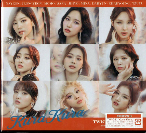 [CD] Kura Kura First Edition Type B with Card Sticker Sheet TWICE WPCL-13294 NEW_1