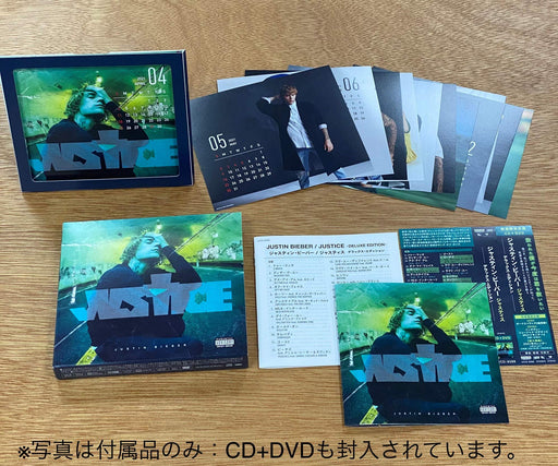 JUSTIN BIEBER JUSTICE WITH BONUS TRACKS JAPAN CD+DVD DELUXE EDITION UICD-9088_2