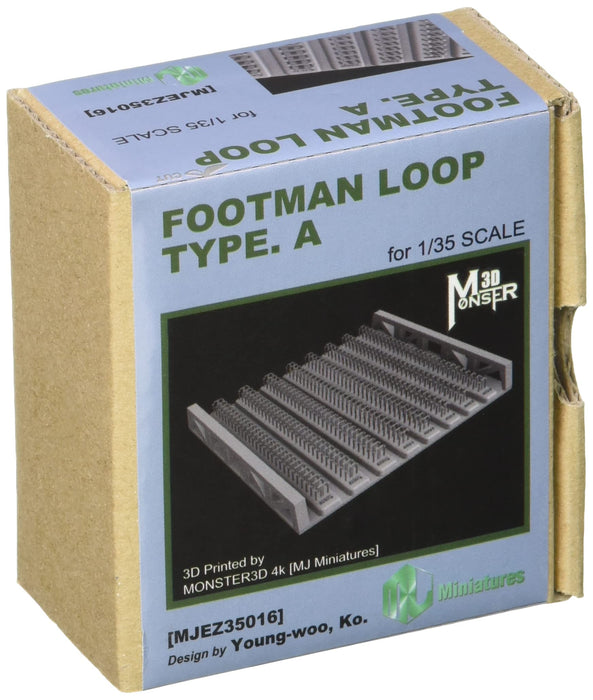 MJ Miniatures 1/35 Footman Loop Type A 3D Print Plastic Model Parts MJE35016 NEW_1