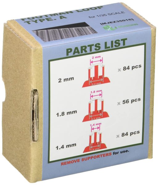 MJ Miniatures 1/35 Footman Loop Type A 3D Print Plastic Model Parts MJE35016 NEW_2