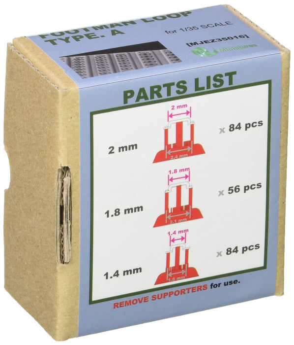 MJ Miniatures 1/35 Footman Loop Type A 3D Print Plastic Model Parts MJE35016 NEW_2