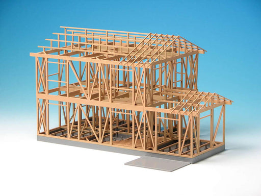 PLATZ 1/50 Architectural Model Wood Building Model Renewal Edition ‎Kit SP-155_2
