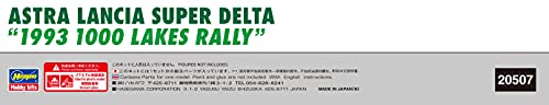 Hasegawa 1/24 ASTRA LANCIA SUPER DELTA 1993 1000 LAKES RALLY Model kit HA20507_4