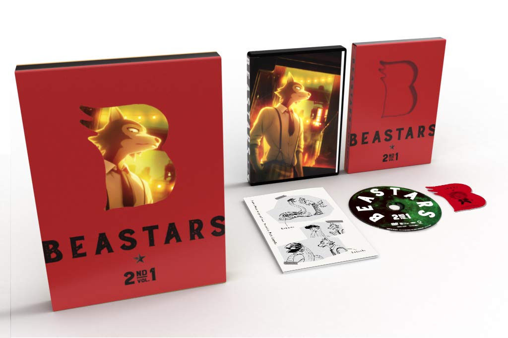 BEASTARS 2nd Vol.1 First Limited Edition DVD+Booklet+Card TDV-31121D A ...