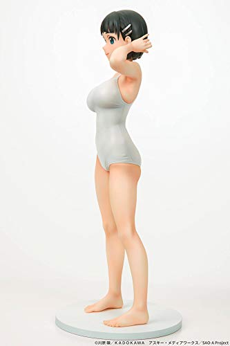 Sword Art Online Suguha Kirigaya White Swimsuit Ver. Figure 1/7scale PVC NEW_4