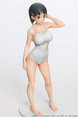 Sword Art Online Suguha Kirigaya White Swimsuit Ver. Figure 1/7scale PVC NEW_6