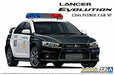 Aoshima 1/24 SP MITSUBISHI CZ4A LANCER EVOLUTION X Police Car 2007 Model Kit NEW_4