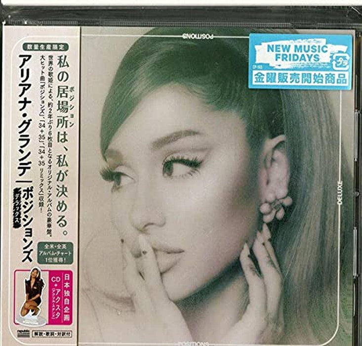 2021 ARIANA GRANDE POSITIONS JAPAN CD DELUXE EDITION w/ acrylic stand UICU-9104_1