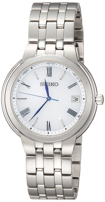 Seiko Selection SBTM281 Solar Radio Men's Watch Stainless Steel Band Silver NEW_1