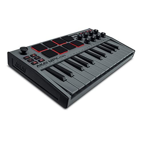 AKAI MPK mini MK3 Professional MIDI Keyboard Controller Gray NEW from Japan_1