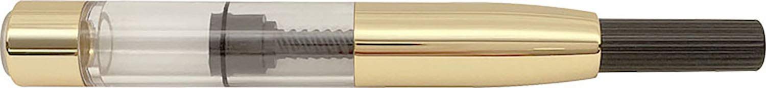 Platinum Fountain Pen Converter Gold 800A#0 Brass L65mm diameter 7.5mm NEW_2