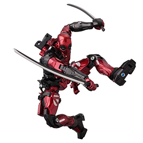 Sentinel Fighting Armor Deadpool Non-scale ABS & Diecast Painted Action Figure_4