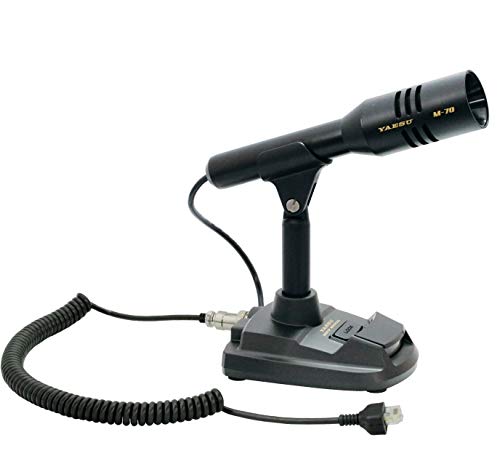 Yaesu M-70 Desktop Stand Microphone Low Frequency Cut with Microphone Cable NEW_1