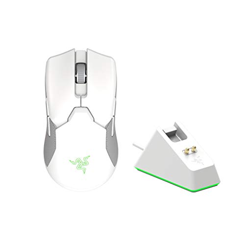 Razer Gaming Mouse Viper Ultimate Mercury White High Speed Wireless 74g NEW_1