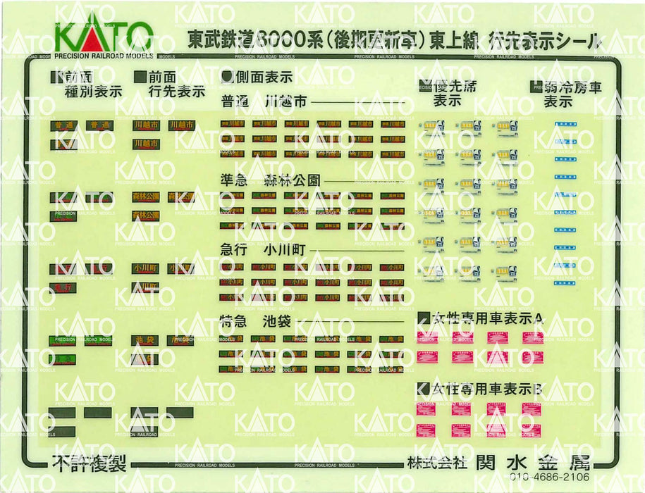 KATO N gauge Tobu Railway 8000series Late Updated Tojo-Line 10-1650 Model Train_5