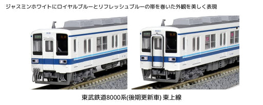 KATO N gauge Tobu Railway 8000 Late Renewal Car Tobu Line Model Train 10-1651_2