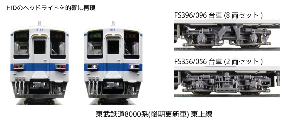 KATO N gauge Tobu Railway 8000 Late Renewal Car Tobu Line Model Train 10-1651_3