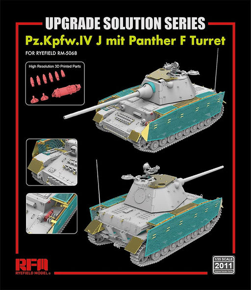 1/35 Pz.Kpfw.IV J mit Panther F Turret Upgrade Series for RFM5068 RFM2011 NEW_1