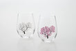 Sakura glass pair set The color changes depending on the temperature cs-05s NEW_3