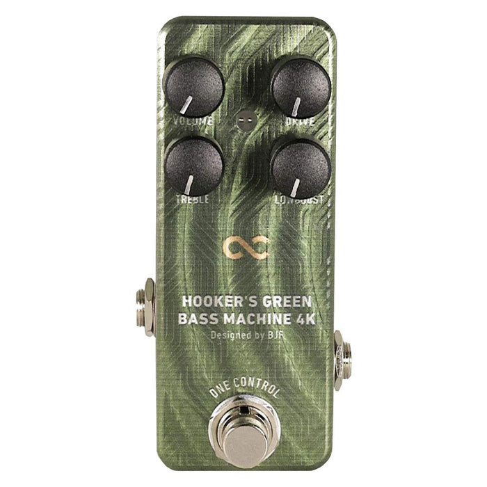 One Control Hooker's Green Bass Machine 4K Bass Effects Pedal Made in Japan NEW_1