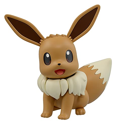 Pokemon Plastic Model Collection Big 02 Eevee (Plastic model) colored NEW_1
