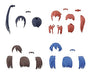 30MS Option Hairstyle Parts Vol.2 All 4 Types (Plastic model) NEW from Japan_1
