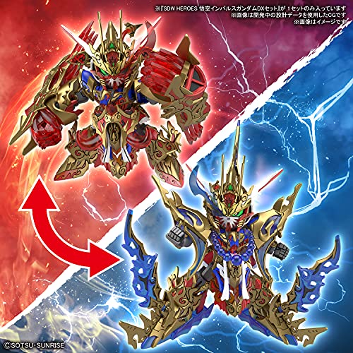 SDW Heroes Wukong Impulse Gundam DX Set (SD) (Gundam Model Kits) colored NEW_3