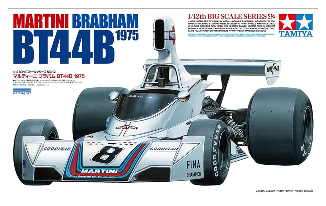 Tamiya 1/12 Big Scale No.42 Martini Brabham BT44B 1975 with etched parts 12042_7