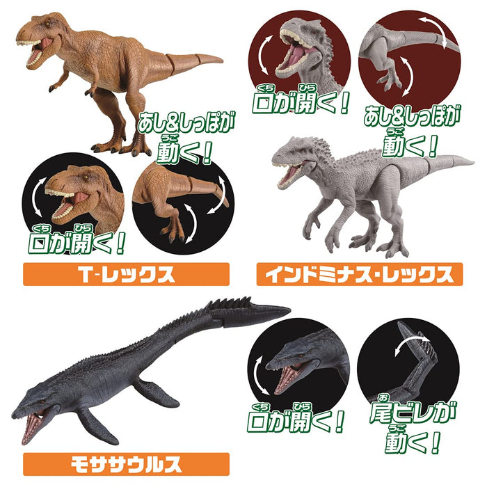 TAKARA TOMY ANIA Jurassic World Isla Nublar Island Decisive Battle set Figure_3