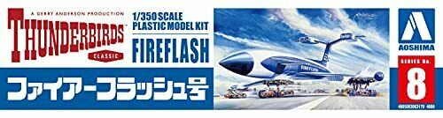 Aoshima Thunderbirds Fire Flash 1/350 Scale (Plastic model) NEW from Japan_7