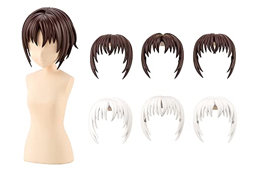 Sousai Shojo Teien After School Short Wig Type: A [White & Chocolate Brown] NEW_1