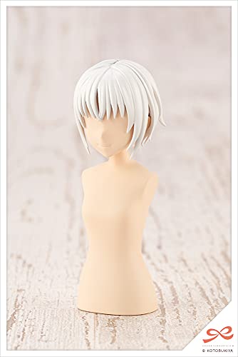 Sousai Shojo Teien After School Short Wig Type: A [White & Chocolate Brown] NEW_4