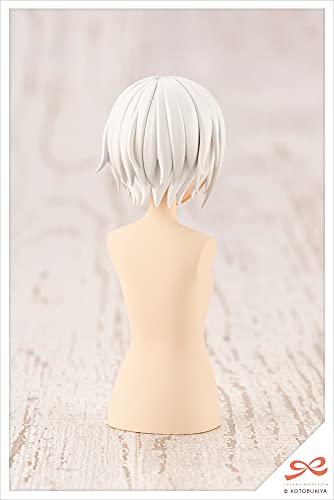 Sousai Shojo Teien After School Short Wig Type: A [White & Chocolate Brown] NEW_5