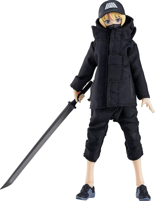 figma 524 Female Body (Yuki) w/ Techwear Outfit ABS&PVC non-scale Figure M06749_1