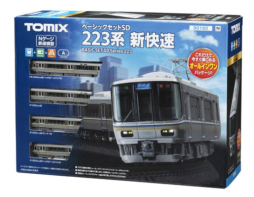 TOMIX N Gauge Basic Set SD 223 Series New Rapid 90180 Train Model Introductory_1