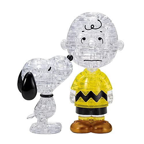 Crystal Puzzle Snoopy & Charlie Brown 50274 BEVERLY PVC NEW from Japan_1