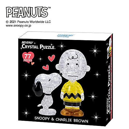 Crystal Puzzle Snoopy & Charlie Brown 50274 BEVERLY PVC NEW from Japan_2