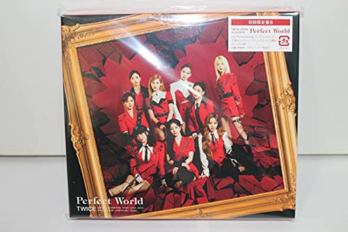 TWICE Perfect World First limited edition Type B CD Booklet Card Sticker NEW_1