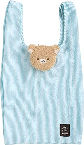 Rilakkuma Rilakkumaruche shopping bag CA15701 Foldable Plush Pouch Polyester NEW_1