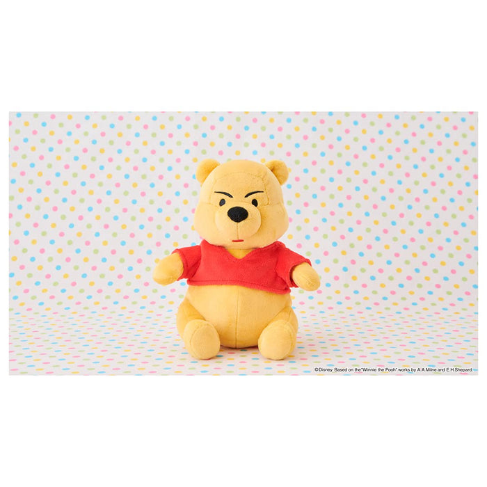 TAKARATOMY A.R.T.S Disney Funny Face Plush Toy Small Winnie the Pooh ‎707605 NEW_3