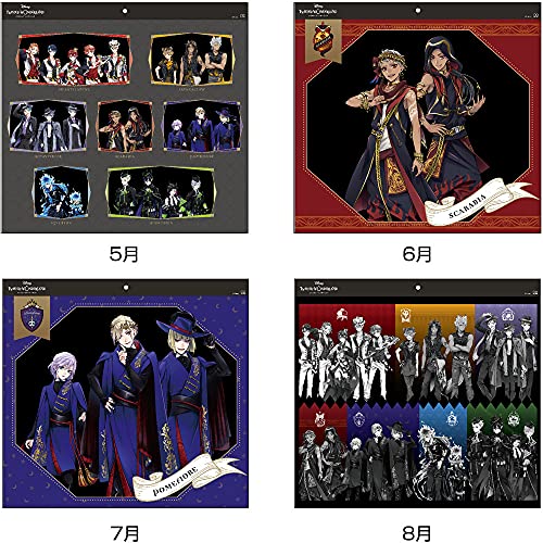 Sun-Star Stationery Disney 2022 Calendar Wall Mounted Twisted Wonderland NEW_6