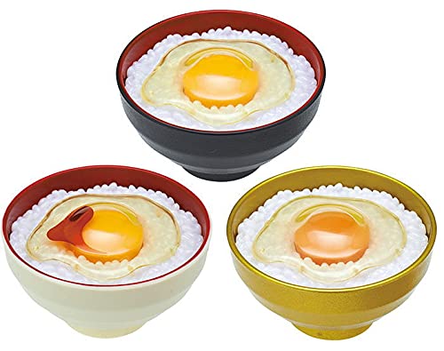 Kitan Club TKG Egg Over Rice Light Set of 3 Full Complete Gashapon toys NEW_2