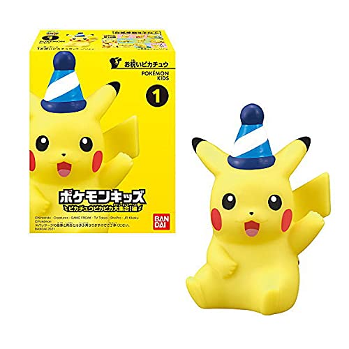 BANDAI Pokemon Kids Pikachu Pikapika Daishugo Set of 12 Full Comp Gashapon toys_1