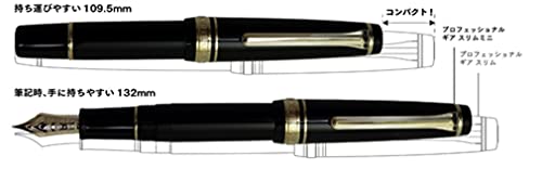 Sailor Fountain Pen SAILOR Professional Gear Slim Mini Gold Marun M 111303432_4