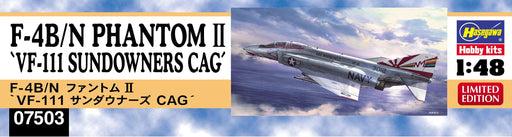 Hasegawa 1/48 F-4B / N Phantom II VF-111 Sundowners CAG Model kit 07503 NEW_2
