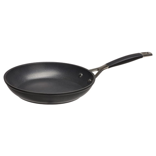 Le Creuset TNS Shallow frying 9.5inc IHok Oven Silicone Handle 7697 Black NEW_1