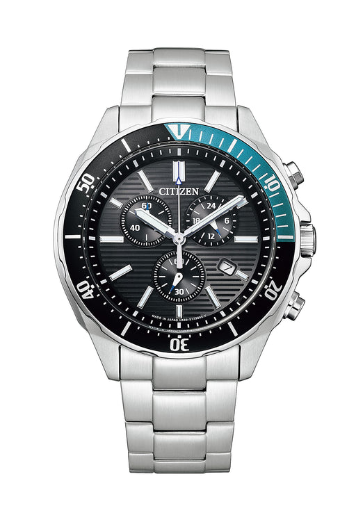 Citizen Collection AT2497-54E Eco-Drive Solar Men's Watch Equipped with wena 3_1