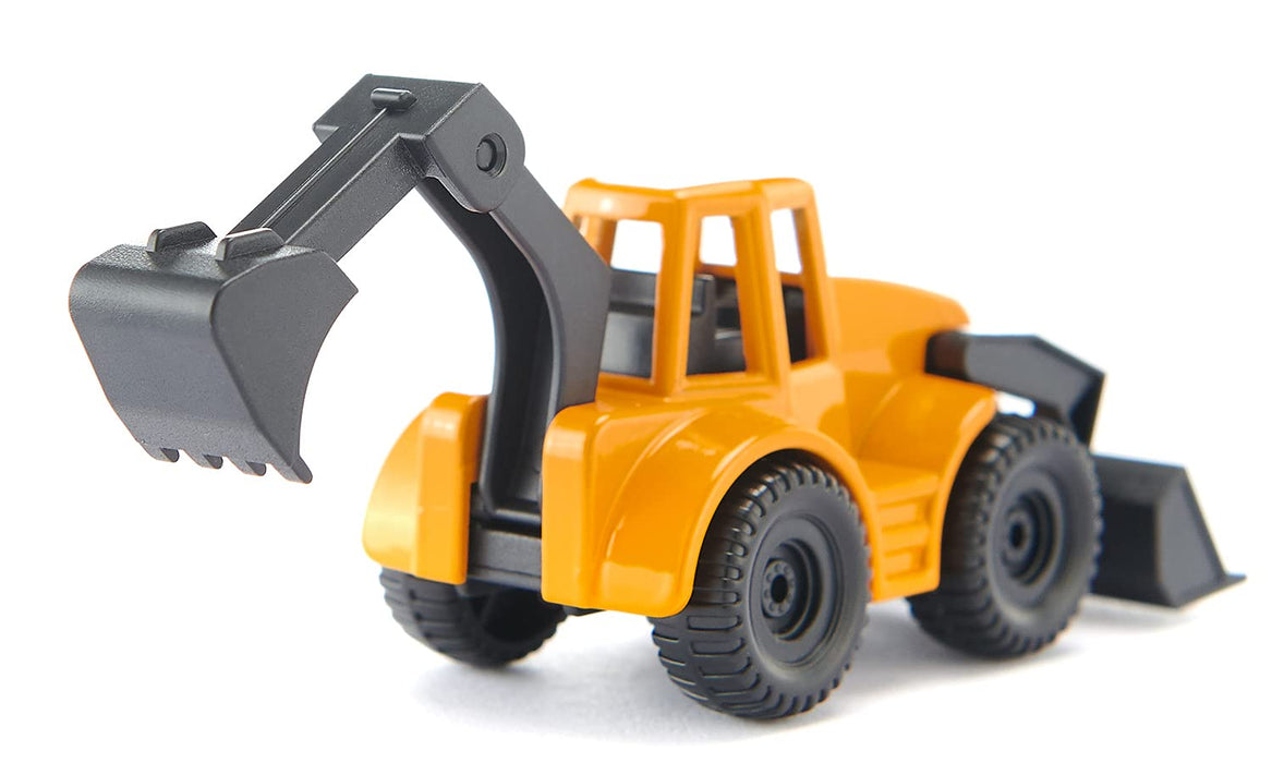 BorneLund SIKU Backhoe Loader 1103 Yellow Diecast Plastic Miniature Car NEW_2