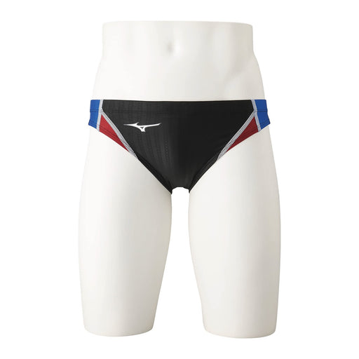 MIZUNO N2MB1025 Men's Swimsuit Stream Ace V Pants Black/Blue Size XS Polyester_1