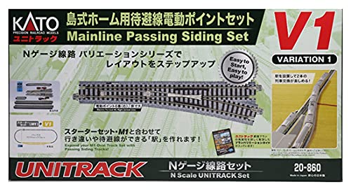 KATO N gauge Unitrack V1 Mainline Passing Siding Set Variation 1 20-860 NEW_1